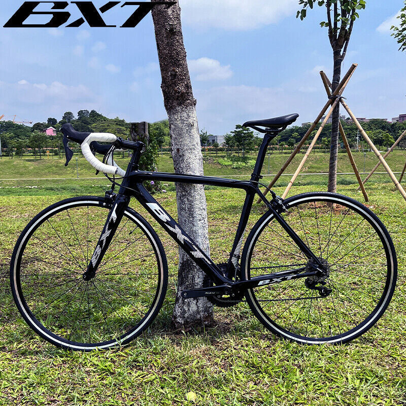 BXT Carbon Road Bike R7000 V Brake Ultralight Racing Bicycle 22 Speed Customizable