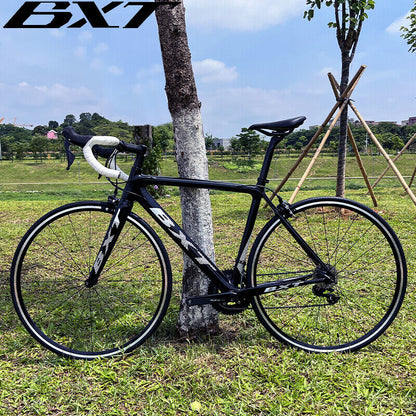 BXT Carbon Road Bike R7000 V Brake Ultralight Racing Bicycle 22 Speed Customizable